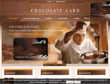 Tablet Screenshot of chocolate-card.com